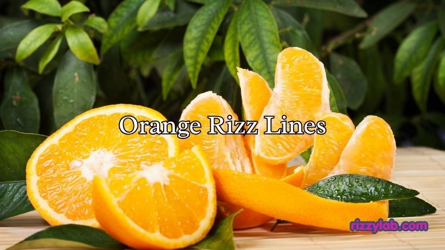 Orange Rizz Lines